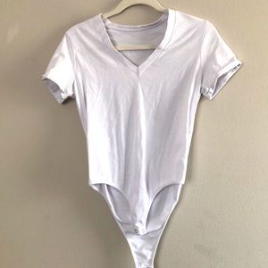 White t-shirt body suit